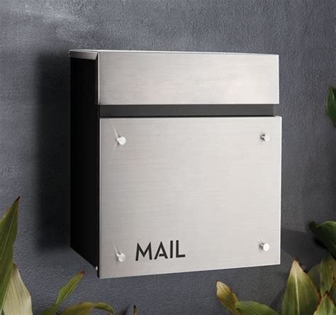 metal box for letters|wall mounted metal letterbox.